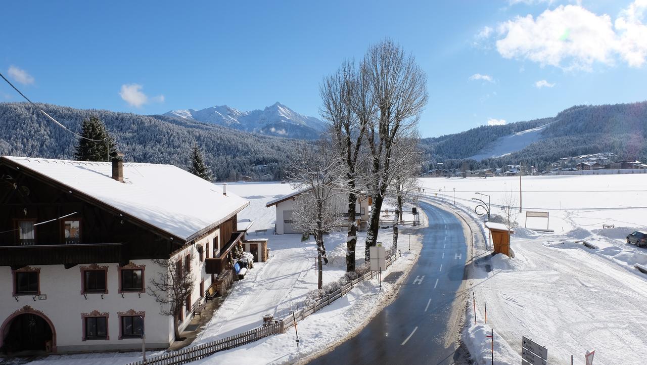 Hostel Weisses Roessl Leutasch Exteriér fotografie